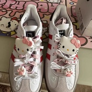 Kitty Cat Large Pink Shoe Lace Buckle Cute Samba KT Sanrio Accessory Shoe Buckle DIY Phụ Kiện Giày D