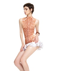 (พร้อมส่งในไทย) Sika deer top -  Viery เสื้อกล้าม ลายกวาง