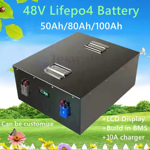 48V 50AH 80Ah 100Ah Lifepo4 lithium battery pack for Ryobi RM480e RM300e ZT480ex 300MV Zero Turn ele