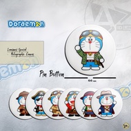 Pin Badge Brooch ANIME DORAEMON 44mm | COSTUME COSTUME | Holographic Canvas