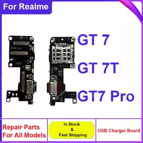 USB Charging Dock Board For Realme GT 7 7T GT7 Pro USB Charger Baord Flex Cable USB Connector Port R