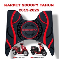 Aksesoris Motor Scoopy Bahan Karet Premium Tidak Licin Variasi Scoopy Alas Kaki  Scoopy 2014-2024
