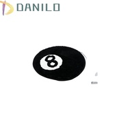 DANILO 8 Ball Rug, Plush Soft 8 Ball Carpet, Creative Skin Friendly Round Anti-slip 8 Ball Mat Hoom 