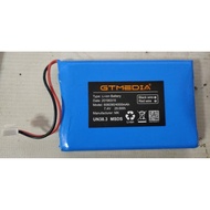 GT Media LI-ION Battery 7.4V 4000 mAH for Satfinder WS-6979 V8