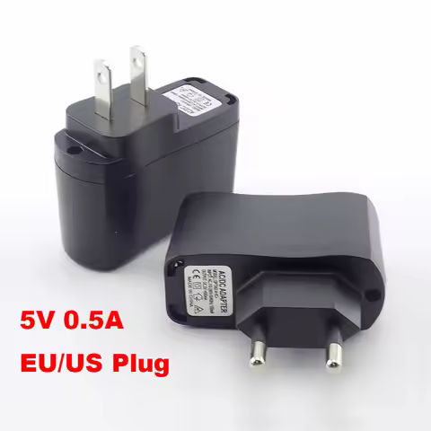 5V 0.5A 500mAh Micro USB Charger AC DC Power Supply Adapter Universal Travel USB Port for Phone Powe