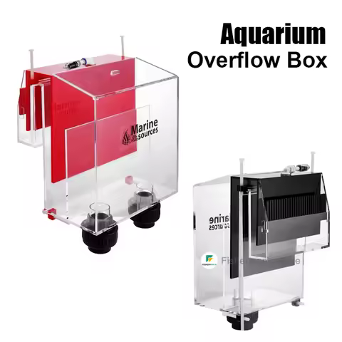 Marine Sources Aquarium Waterbox, Siphon Overflow Box, Fish Tank Supplies, Aquatic Accessories, SOB-