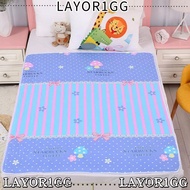 LAYOR1GG Nursing Pad, Reusable Waterproof Baby Changing Pad,  Washable 50x70cm Incontinence Pads Adu