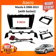 Android Player Casing 9" Mazda 6 2008-2013 (with Socket)