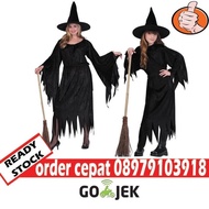 Stok Terbatas !!!! Kostum Penyihir Baju Nenek Sihir Witch Costume