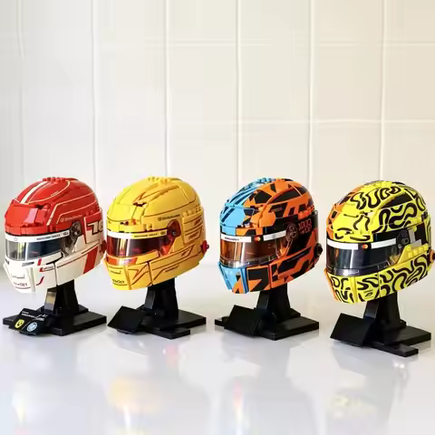Racing Car Fleet Racing Driver Lewis Hamilton Charles Leclerc Oscar Piastri Lando Norris Helmet Buil
