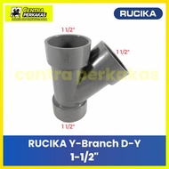 RUCIKA D Y-Brass {11⁄2" | 2" | 21⁄2"| 2.5X2"} Economical Waste Water Pipe Connection