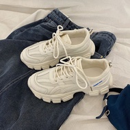 Pop pop shoes women's summer thin breathable 2021 new ins versatile thick soled student Harajuku sty