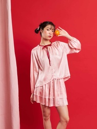 Ni hao ชุดตรุษจีน ชุดเสื้อ กระโปรง น่ารักต้อนรับตรุษจีน