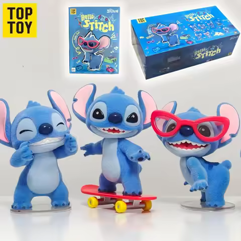 Original Toptoy Blind Box Hello Stitch Series Anime Figures Decor Model Gifts Toys Collection In Sto