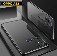 [ส่งจากไทย] Case OPPO A53 2020 เคสออฟโป้ เคส Oppo A53 เคสนิ่ม TPU CASE เคสขอบสีหลังใส เคสกันกระแทก เคสซีลีโคน เคส oppo A53