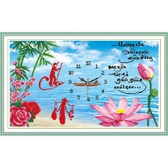 5D diamond painting, Full diamond clock painting