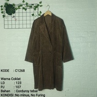 Coat , Long Coat Jumbo Big size Preloved 006