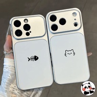 Silver Couple Phone Case For Vivo iQOO Z11 Z11X Z10 Z10X Z10R Z9X Z9 Turbo Plus Z7 Z7i Z6 Lite Pro Z