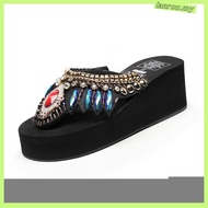 ❤️ 2025  sandal perempuan plus size kasut bata wanita[Super 2000 HTK] Diamond Flip Flops Women's Sum
