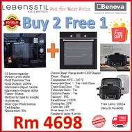 HARI RAYA SPECIAL DEAL(PM best price)Buy 2free1-Lebensstil microwave Lkmw-2505g+Oven Lkbo-8010 FOC M