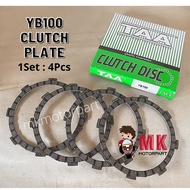 (SET) Yamaha YB100 TAA CLUTCH PLATE (4 Pcs)