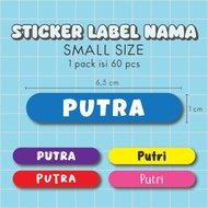 Custom Name Sticker Small Size 1cm Waterproof Label Sticker Size 1 cm