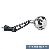 Gomexus Aluminum Handle for Shimano Saragosa SW 5000-6000 CJ70S 2BB45 SRBK