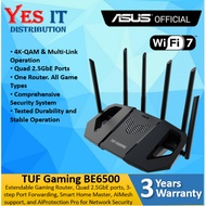 ASUS TUF BE6500 WiFi 7 Gaming Wireless Router TUF-BE6500 MLO Dual Band Quad 2.5G Port AiProtection