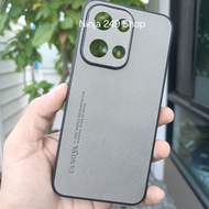 เคส Oppo Reno13 5G (เฉพาะReno13ธรรมดาเท่านั้น) แบบซิลิโคนกันกล้อง+ลายหนังกลับ #oppo Reno 13 5G