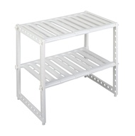 Expandable Undersink Multipurpose Rack Rak Bertingkat Tempat Letak Barang Alatan Perkakas Dapur Ping