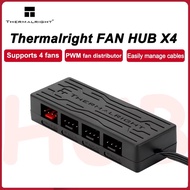 Thermalright PWM FAN HUB X4 Support PWM Fan Accessories Temperature Control Fan Cable Hub Splitter A