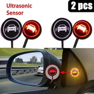 Car Blind Spot Radar Detection System Car Signal Lamp Warning Light Alarm Safety Driving Reversing Assistance Microwave Sensor