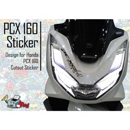 【Hot Sale】Honda PCX 160 Sticker - PCX 160 Decals, Cut Out Sticker, Waterproof Sticker Design by iPri