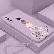 Huawei Y6P Y7P Y8P Y5P Y7A 2020 Y9 Prime 2019 Y9S Rubiks Cube Straight Edge Liquid TPU Silicone Flow