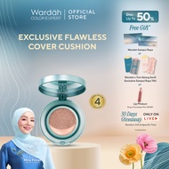 Wardah Exclusive Flawless Cover Cushion - Silky Smooth Matte Finish Cushion with SPF30 PA+++, Flawle