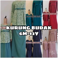 [6months-Dewasa] OFFER!! Baju Kurung Budak Perempuan Peplum Lace Raya 2023 Sedondon Ibu Anak Murah