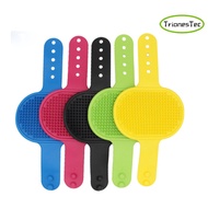 Tc4253A Rubber Material Soft Pet Message Grooming Cleaning Shampoo Brush-A set of ten