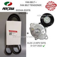 【ACM】PERODUA ORIGINAL ALZA 1.5 D27A D-CVT 2022 FAN BELT + FAN BELT TENSIONER 16620-0Y061/6PK1148 900