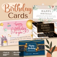 [Content: 100] Birthday Card/ Birthday Greeting Card/ Wishes Card