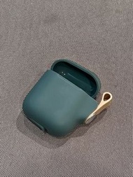 Moshi Pebbo for AirPods 藍牙耳機充電盒保護套 (1,2代通用)綠色
