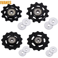 IVANES Bicycle Pulley Wheel MTB Bicycle Rear Derailleur 11T 12T 13T 14T Pulley Jockey Wheel Accessor