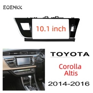 Honxunหน้ากากวิทยุเหมาะสำหรับTOYOTA Corolla Altis 2014-2016 กรอบวิทยุพังผืด2din Androidแผงหน้าปัดครอ