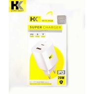 TRAVEL CHARGER ADAPTER PD HK D28 QUICK CHARGER 20 W