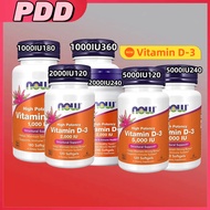 Now Foods, Vitamin D-3 1000 IU / 2000 IU / 5000 IU / 10000 IU / 50000 IU / 120 | 240 | 360 Softgels 