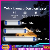 Lampu T5 USB Rechargeable Emergency 5V LED 30 Watt Panjang 52 CM MS-E7630 Mitsuyama Bohlam SMD Water