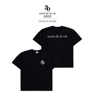 ADLV เสื้อยืด Oversize รุ่น  New Symbol Bio Washing Short Sleeve T-Shirt Black Black (50133SBWSSU_F3BKXX)