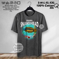 Kaos Ikan Channa Snakehead Auranti Mancing Predator Fist Baju Pria Wanita Murah - TW4690