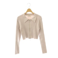 COCO DEAL Cardigan Sweater Knit Zip lame Direct from Japan Secondhand