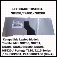 Dijual Keyboard Laptop Notebook Toshiba Mini Nb500 Nb505 Nb510 Nb520