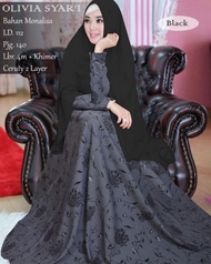 Mula Store - Gamis Ketty Monalisa Grade A - Gamis Wanita Model Terbaru - Baju Gamis Muslimah Syari - Gamis Jumbo Payung - Gamis Maxy Maxi Monalisa Premium